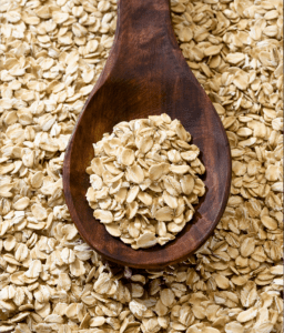 raw whole rolled oats