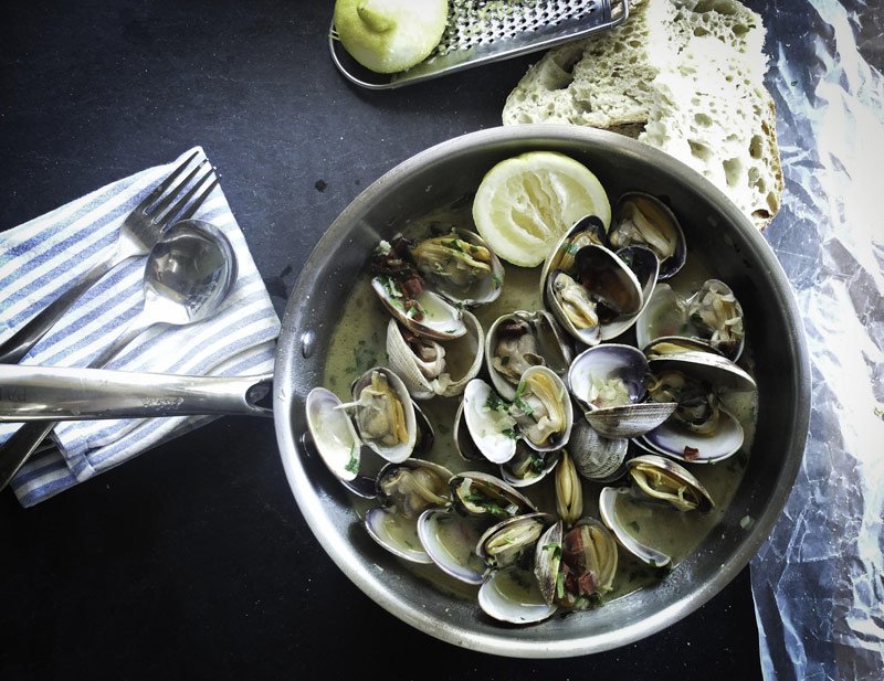 sauteed-clam-dinner